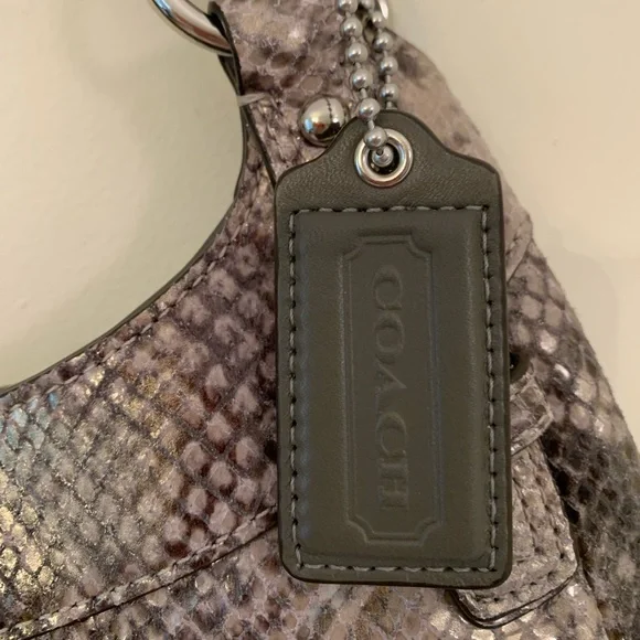 NEW Coach Python Print Maggie Hobo - Picture 3 of 8